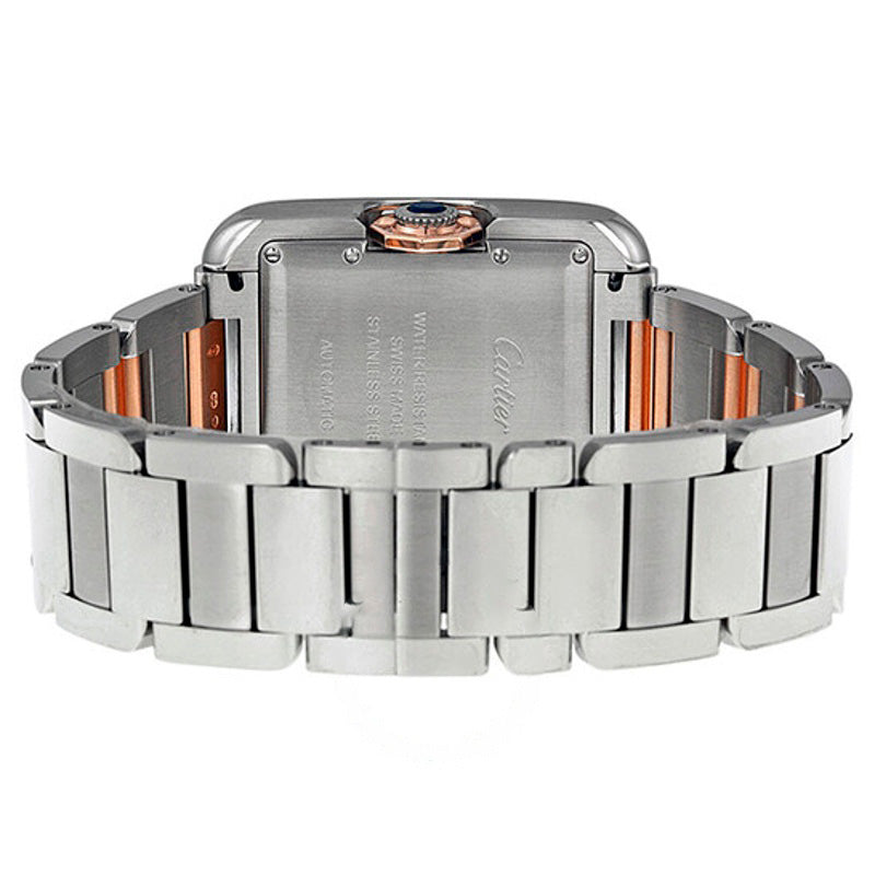 Relógio Tank Anglaise Grande Automático Ouro Rosa e Aço 29 mm - Mercado de Luxo - O Maior E-Commerce de Bens, Produtos e Serviços de Luxo do Brasil.
