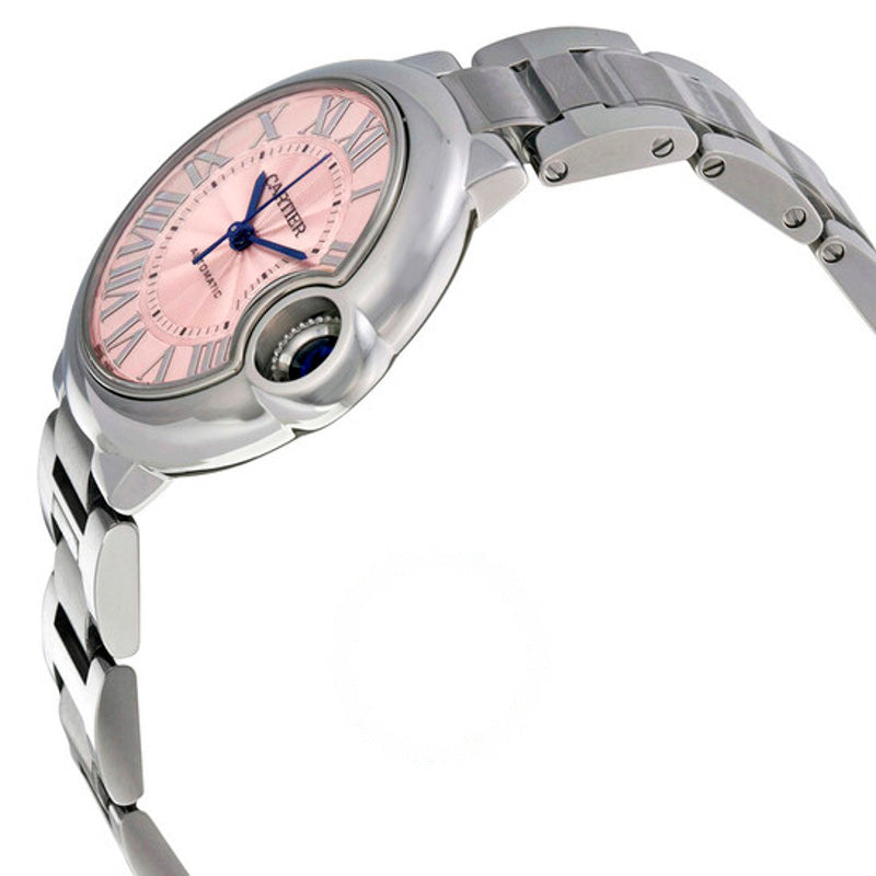 Relógio Ballon Bleu Rosa Mostrador Aço Inoxidável Automático 33 mm - Mercado de Luxo - O Maior E-Commerce de Bens, Produtos e Serviços de Luxo do Brasil.