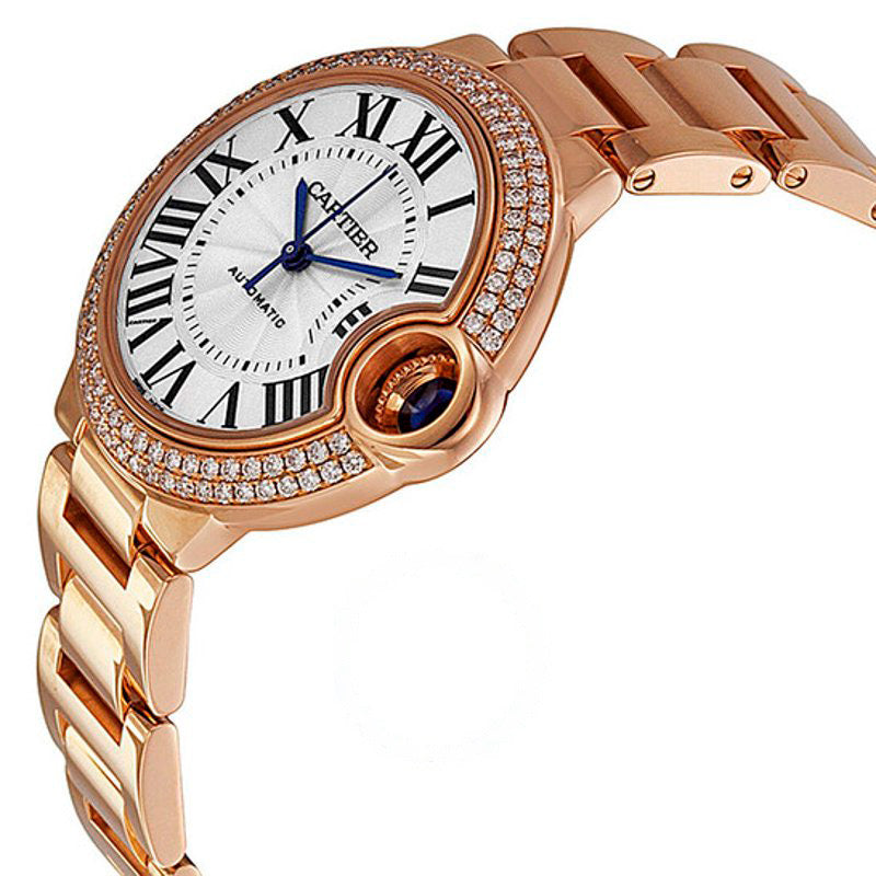 Relógio Ballon Bleu Mostrador prateado Ouro rosa 18k Diamante 33 mm - Mercado de Luxo - O Maior E-Commerce de Bens, Produtos e Serviços de Luxo do Brasil.