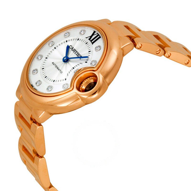 Relógio Ballon Bleu Mostrador prateado Ouro rosa 18k Automático 33 mm - Mercado de Luxo - O Maior E-Commerce de Bens, Produtos e Serviços de Luxo do Brasil.