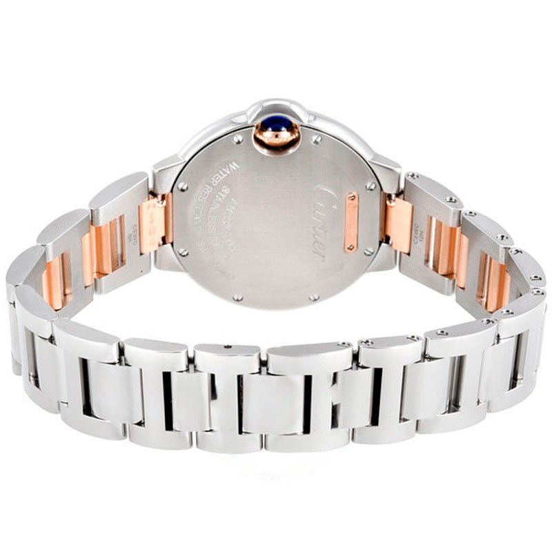 Relógio Ballon Bleu Prata Diamante Mostrador Aço e Ouro Rosa 33 mm - Mercado de Luxo - O Maior E-Commerce de Bens, Produtos e Serviços de Luxo do Brasil.