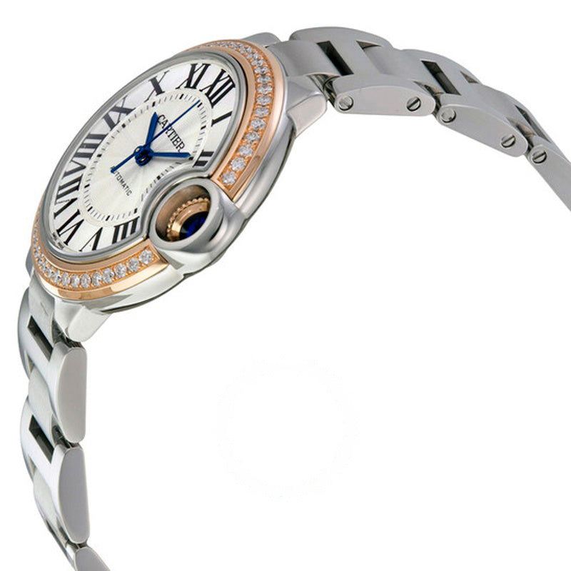 Relógio Ballon Bleu Mostrador prateado Aço inoxidável Diamante 33 mm - Mercado de Luxo - O Maior E-Commerce de Bens, Produtos e Serviços de Luxo do Brasil.