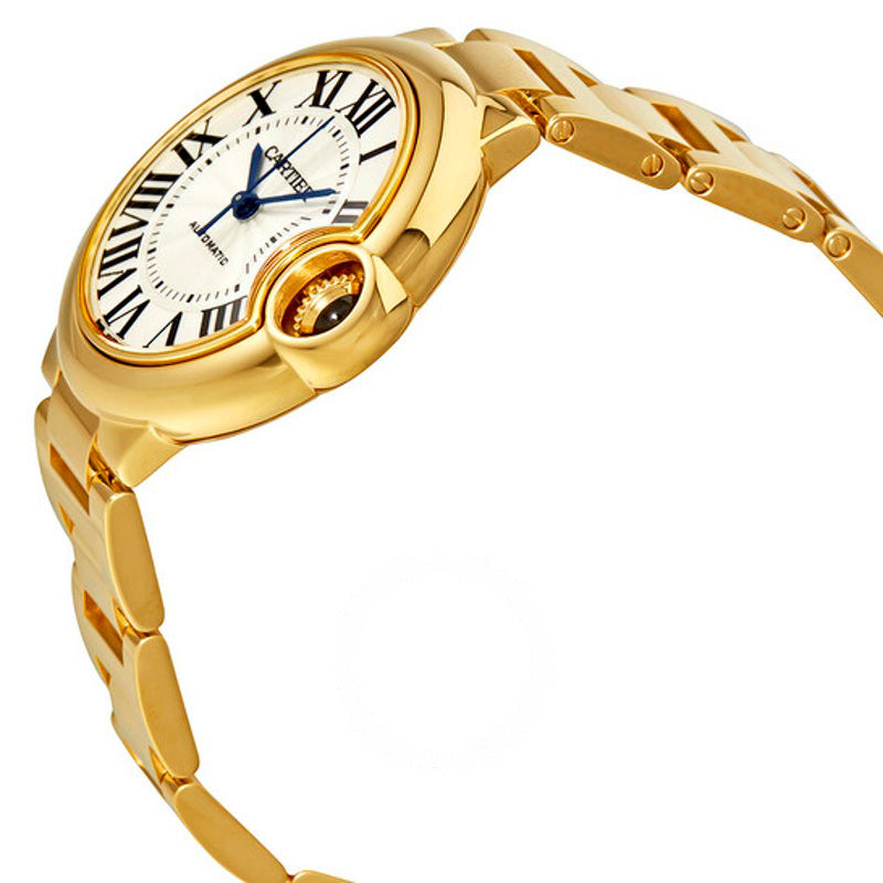 Relógio Ballon Bleu de Cartier Ouro Amarelo 18k Mostrador Opalino Prateado 33 mm - Mercado de Luxo - O Maior E-Commerce de Bens, Produtos e Serviços de Luxo do Brasil.