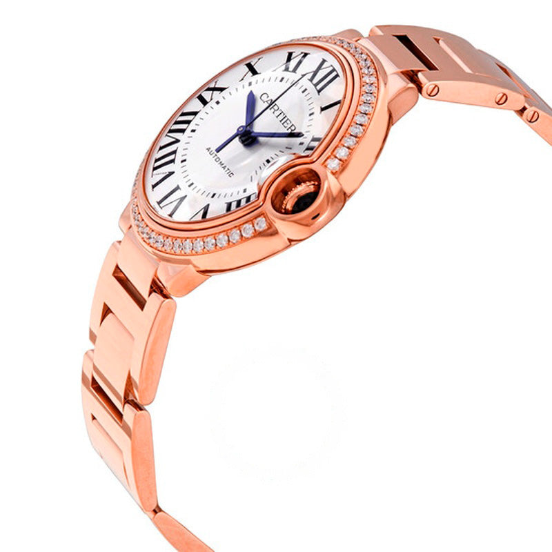 Relógio Ballon Bleu De Cartier Mostrador Automático Diamante Prateado 36 mm - Mercado de Luxo - O Maior E-Commerce de Bens, Produtos e Serviços de Luxo do Brasil.