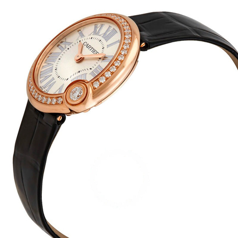 Relógio Ballon Blanc de Cartier Diamantes em ouro rosa 18kt 30 mm - Mercado de Luxo - O Maior E-Commerce de Bens, Produtos e Serviços de Luxo do Brasil.