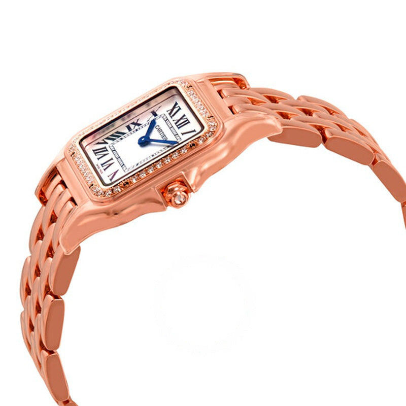 Relógio Panthere de Cartier Mostrador prateado Ouro rosa 18k 37 mm - Mercado de Luxo - O Maior E-Commerce de Bens, Produtos e Serviços de Luxo do Brasil.