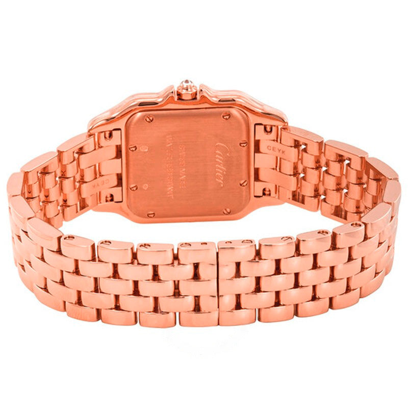 Relógio Panthere de Cartier Mostrador prateado Ouro rosa 18k 37 mm - Mercado de Luxo - O Maior E-Commerce de Bens, Produtos e Serviços de Luxo do Brasil.