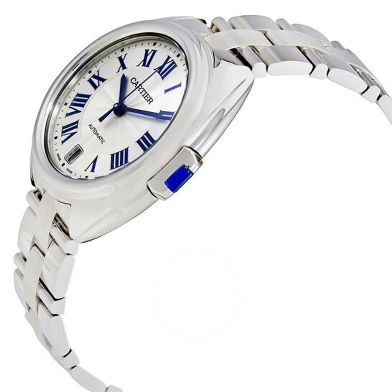 Relógio Cle Automatic Silver Dial 35 mm - Mercado de Luxo - O Maior E-Commerce de Bens, Produtos e Serviços de Luxo do Brasil.