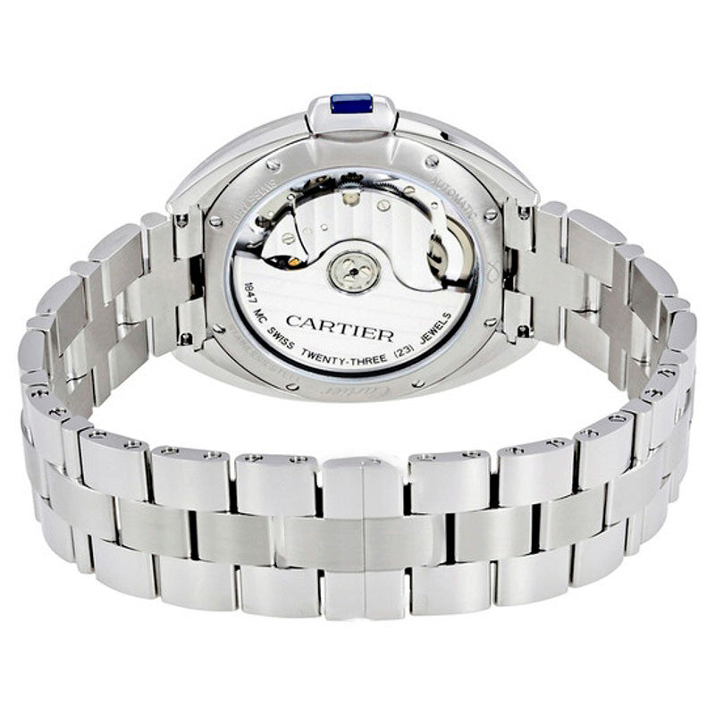 Relógio Cle Automatic Silver Dial 35 mm - Mercado de Luxo - O Maior E-Commerce de Bens, Produtos e Serviços de Luxo do Brasil.