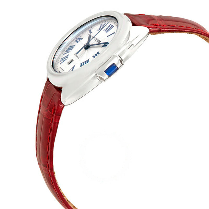 Relógio Cle de Cartier Automático Mostrador Prateado 31 mm - Mercado de Luxo - O Maior E-Commerce de Bens, Produtos e Serviços de Luxo do Brasil.