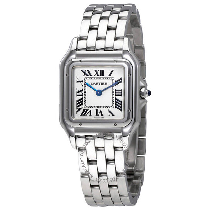 Relógio Panthere de Cartier Modelo Médio Mostrador Prateado 37 mm - Mercado de Luxo - O Maior E-Commerce de Bens, Produtos e Serviços de Luxo do Brasil.