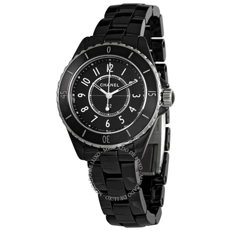 Relógio J12 Quartzo Mostrador Preto 33 mm - Mercado de Luxo - O Maior E-Commerce de Bens, Produtos e Serviços de Luxo do Brasil.
