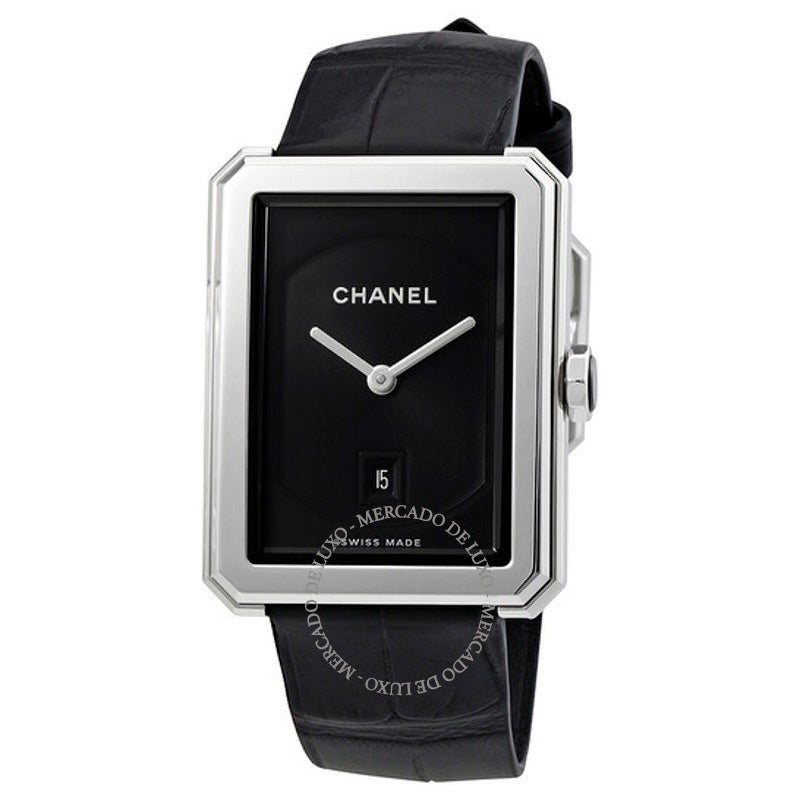 Relógio Mostrador guilhoché preto Boy-Friend 26 mm - Mercado de Luxo - O Maior E-Commerce de Bens, Produtos e Serviços de Luxo do Brasil.