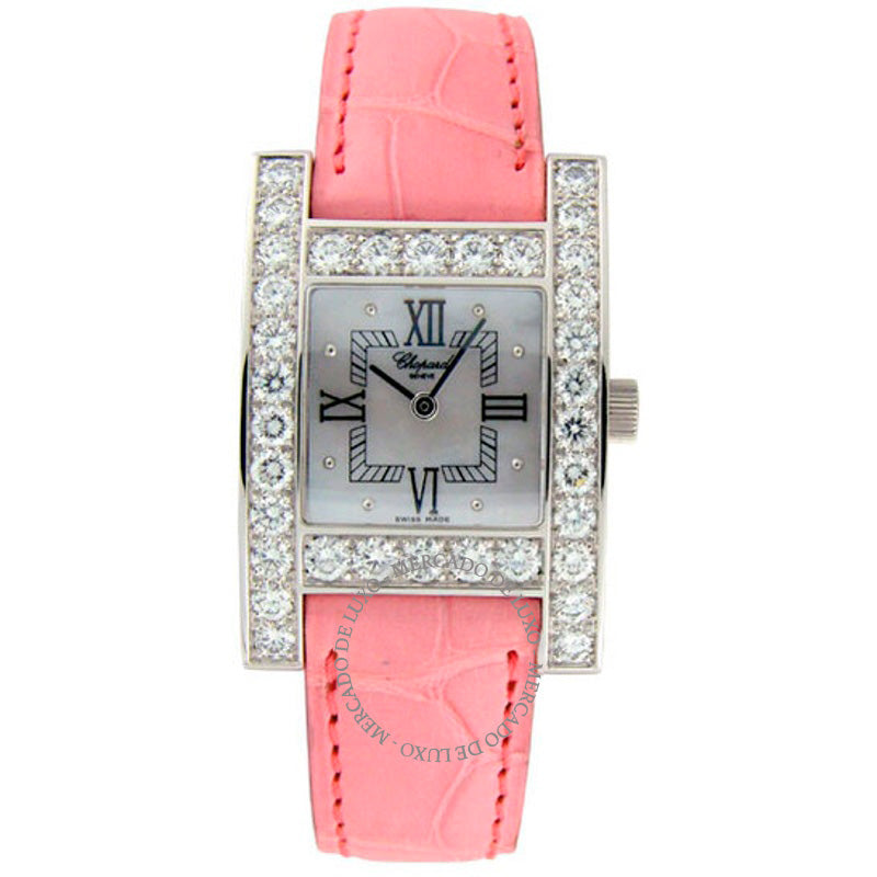 Relógio H Diamante 18kt Ouro Branco Rosa 24 mm - Mercado de Luxo - O Maior E-Commerce de Bens, Produtos e Serviços de Luxo do Brasil.