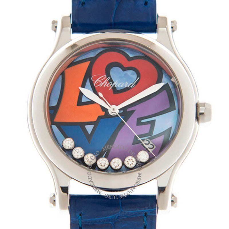 Relógio Happy Love Automático Mostrador Azul 36 mm - Mercado de Luxo - O Maior E-Commerce de Bens, Produtos e Serviços de Luxo do Brasil.