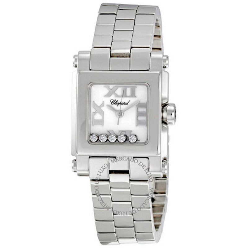 Relógio Happy Sport Square Aço Diamante 27 mm - Mercado de Luxo - O Maior E-Commerce de Bens, Produtos e Serviços de Luxo do Brasil.