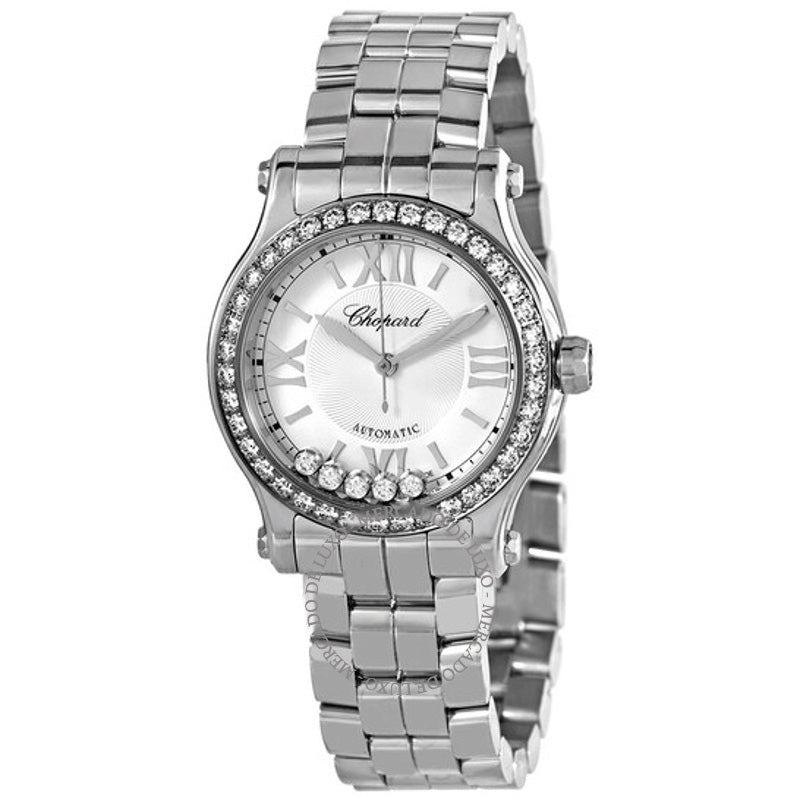Relógio Happy Sport Automático Diamante Mostrador Prateado 30 mm - Mercado de Luxo - O Maior E-Commerce de Bens, Produtos e Serviços de Luxo do Brasil.
