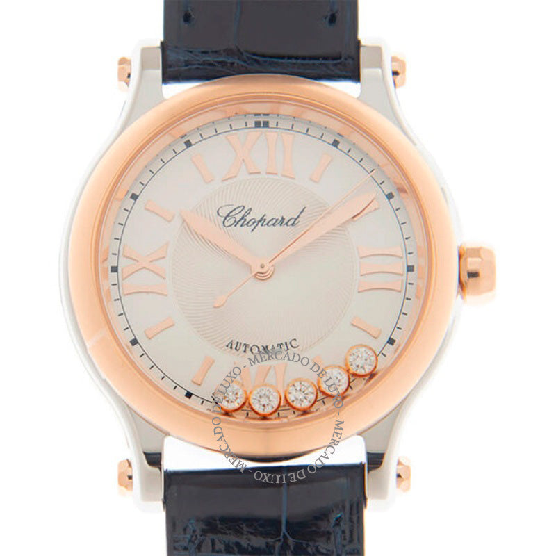 Relógio Happy Sport Automático Mostrador Prateado 33 mm - Mercado de Luxo - O Maior E-Commerce de Bens, Produtos e Serviços de Luxo do Brasil.