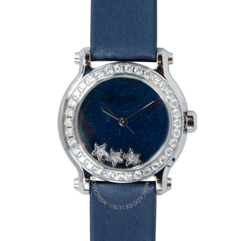 Relógio Happy Sport Quartz Diamante Mostrador Azul 30 mm - Mercado de Luxo - O Maior E-Commerce de Bens, Produtos e Serviços de Luxo do Brasil.