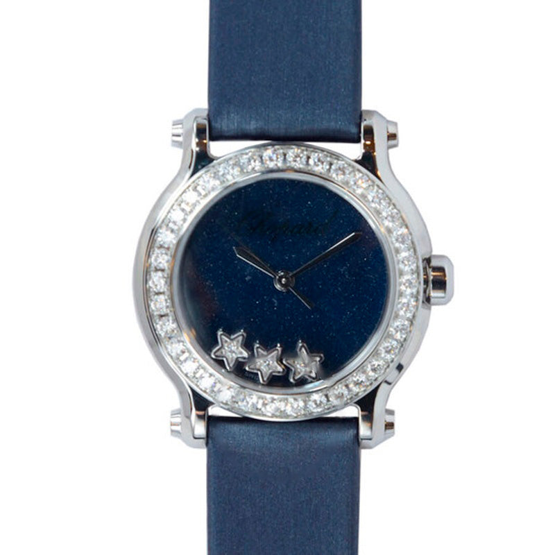 Relógio Happy Sport Quartz Diamante Mostrador Azul 30 mm - Mercado de Luxo - O Maior E-Commerce de Bens, Produtos e Serviços de Luxo do Brasil.
