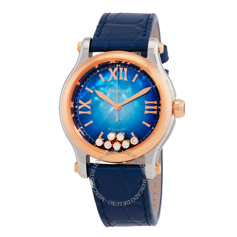 Relógio Happy Sport Automático Mostrador Azul 36 mm - Mercado de Luxo - O Maior E-Commerce de Bens, Produtos e Serviços de Luxo do Brasil.