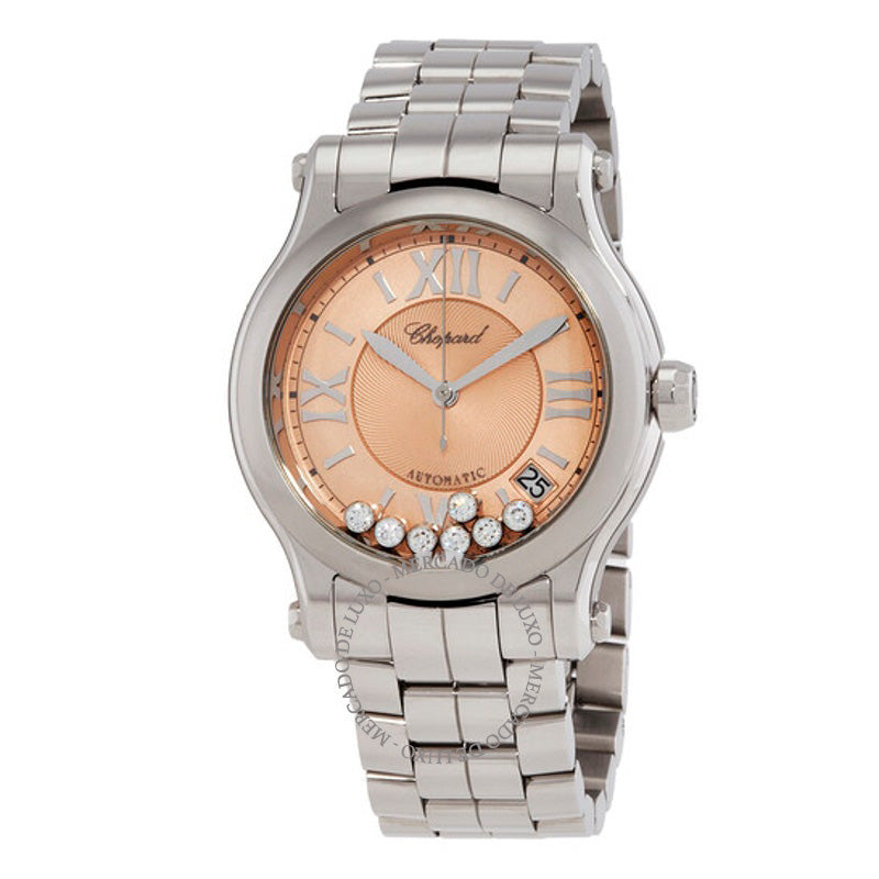 Relógio Mostrador Rosa Happy Sport 36 mm - Mercado de Luxo - O Maior E-Commerce de Bens, Produtos e Serviços de Luxo do Brasil.