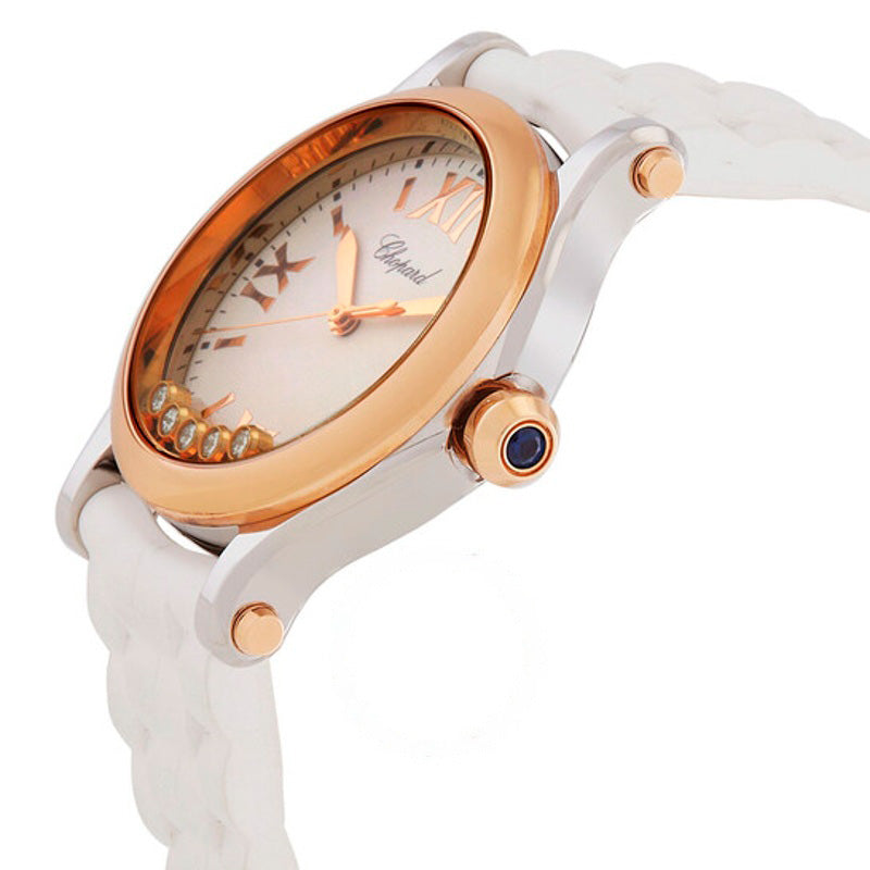Relógio Happy Sport Caixa em ouro rosa 18k e aço 36 mm - Mercado de Luxo - O Maior E-Commerce de Bens, Produtos e Serviços de Luxo do Brasil.