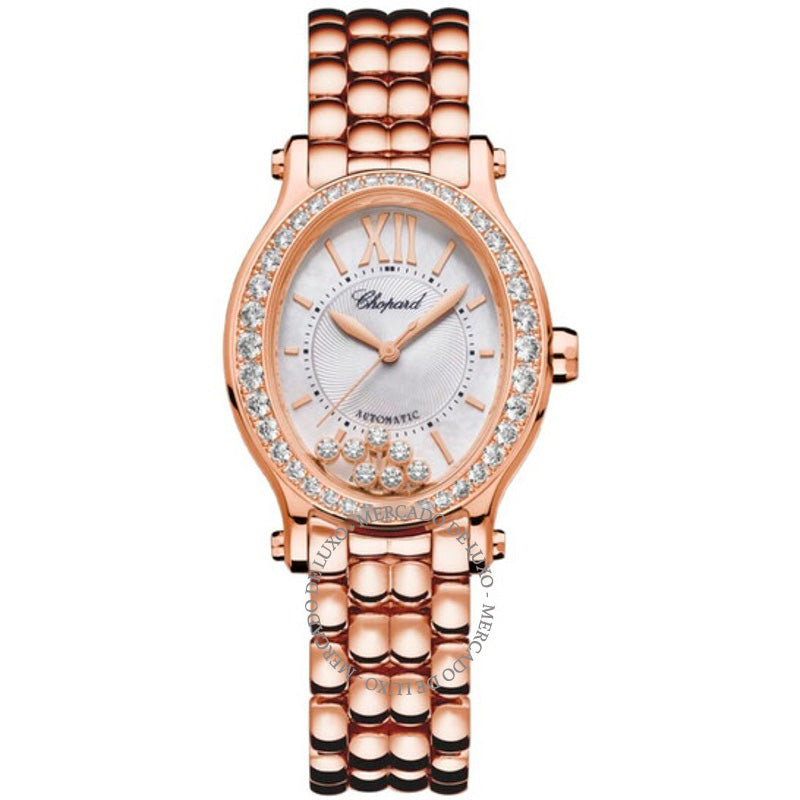 Relógio Happy Sport Cronômetro Automático Mostrador Prateado com Diamante 29 mm - Mercado de Luxo - O Maior E-Commerce de Bens, Produtos e Serviços de Luxo do Brasil.