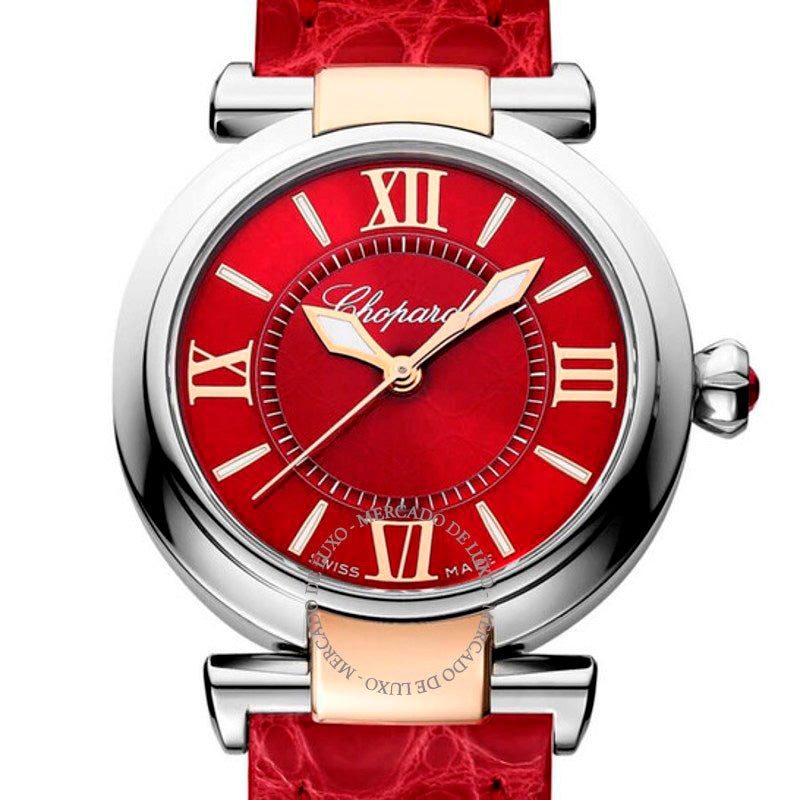 Relógio Imperiale Cronômetro Automático Mostrador Vermelho 38856 29 mm - Mercado de Luxo - O Maior E-Commerce de Bens, Produtos e Serviços de Luxo do Brasil.