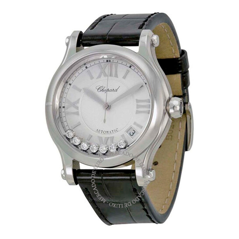 Relógio Happy Sport Automático Mostrador Prateado 36 mm - Mercado de Luxo - O Maior E-Commerce de Bens, Produtos e Serviços de Luxo do Brasil.