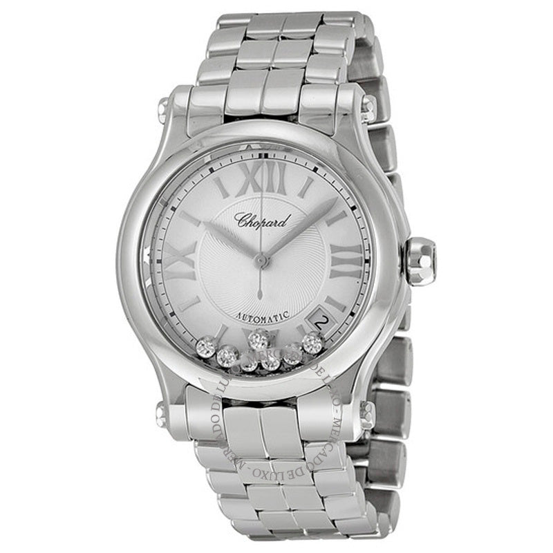Relógio Happy Sport Automático Mostrador Prateado 36 mm - Mercado de Luxo - O Maior E-Commerce de Bens, Produtos e Serviços de Luxo do Brasil.