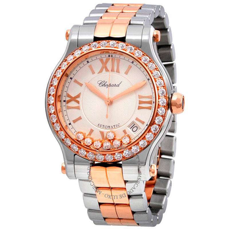 Relógio Happy Sport Mostrador Guilloche Prateado 36 mm - Mercado de Luxo - O Maior E-Commerce de Bens, Produtos e Serviços de Luxo do Brasil.
