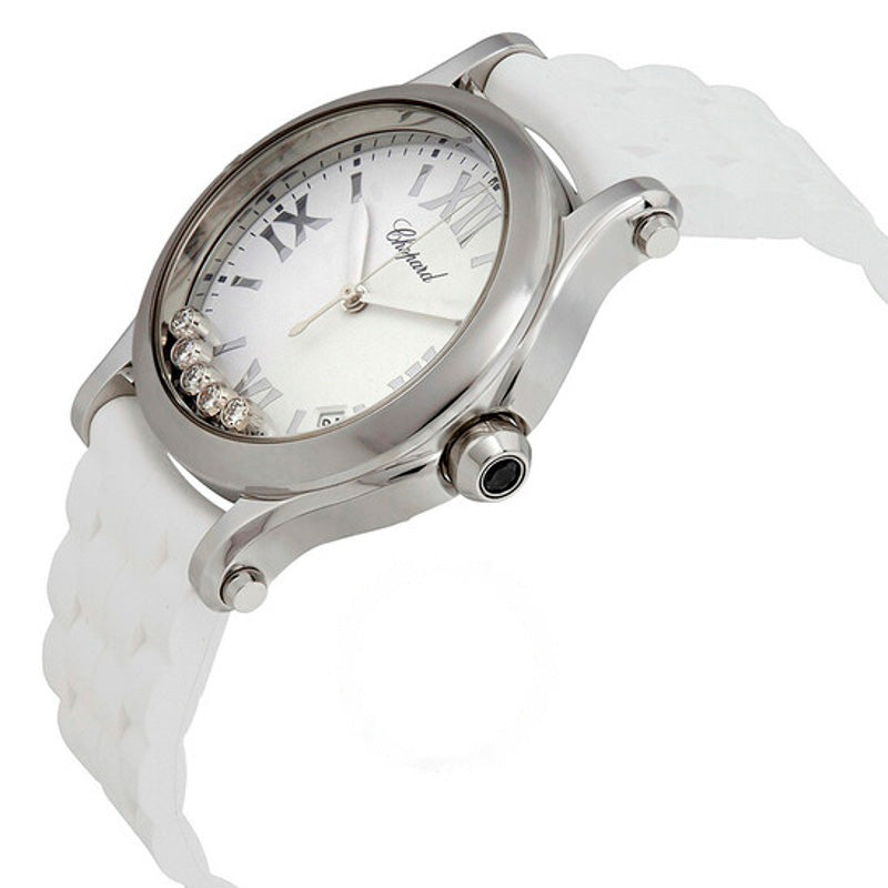 Relógio Happy Sport Diamante Branco Fosco Mostrador 36 mm - Mercado de Luxo - O Maior E-Commerce de Bens, Produtos e Serviços de Luxo do Brasil.