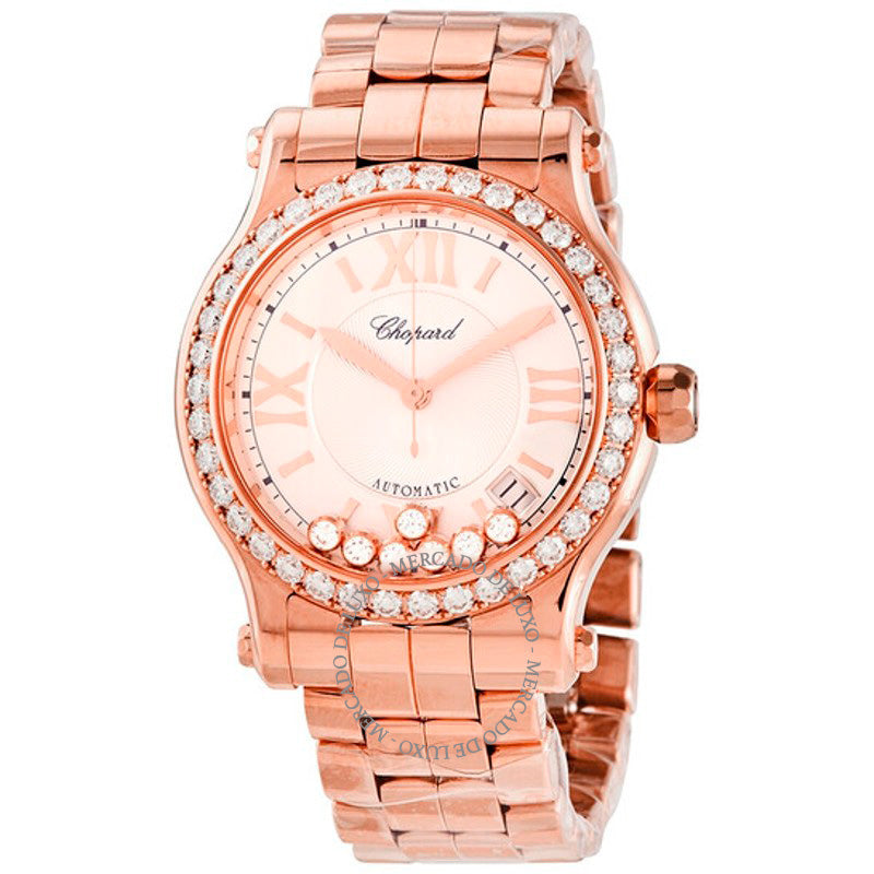 Relógio Happy Sport Prata Mostrador Guilloche Ouro Rosa 18 Quilates 2  - Mercado de Luxo - O Maior E-Commerce de Bens, Produtos e Serviços de Luxo do Brasil.
