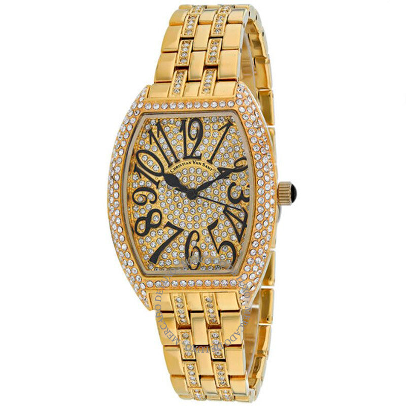 Relógio Mostrador elegante em quartzo dourado brilhante 46 mm - Mercado de Luxo - O Maior E-Commerce de Bens, Produtos e Serviços de Luxo do Brasil.