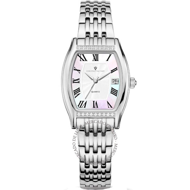 Relógio Gemma Quartzo Mostrador Branco 34 mm - Mercado de Luxo - O Maior E-Commerce de Bens, Produtos e Serviços de Luxo do Brasil.
