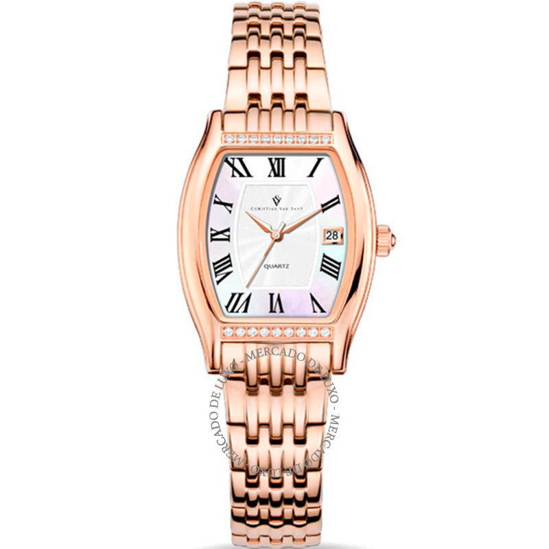 Relógio Gemma Quartzo Mostrador Branco 34 mm - Mercado de Luxo - O Maior E-Commerce de Bens, Produtos e Serviços de Luxo do Brasil.