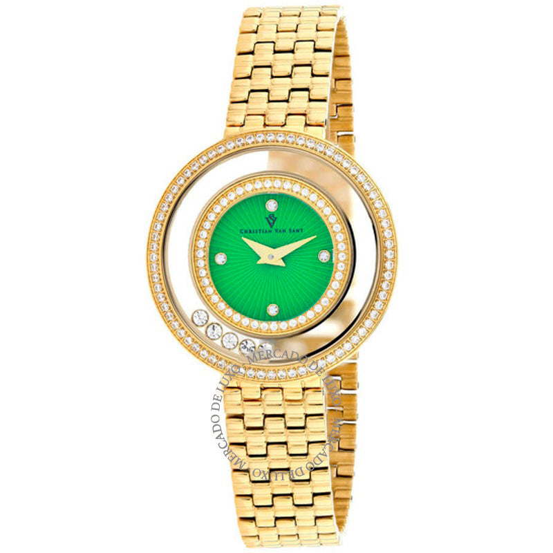 Relógio Mostrador verde de quartzo Gracieuse 34 mm - Mercado de Luxo - O Maior E-Commerce de Bens, Produtos e Serviços de Luxo do Brasil.