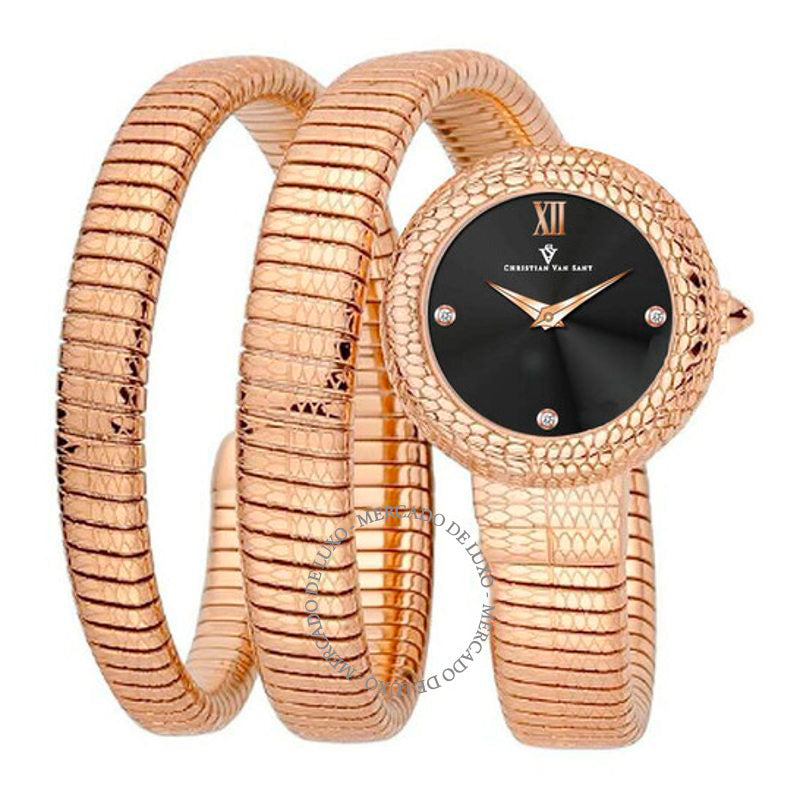 Relógio Naga Quartz Black Dial 28 mm - Mercado de Luxo - O Maior E-Commerce de Bens, Produtos e Serviços de Luxo do Brasil.