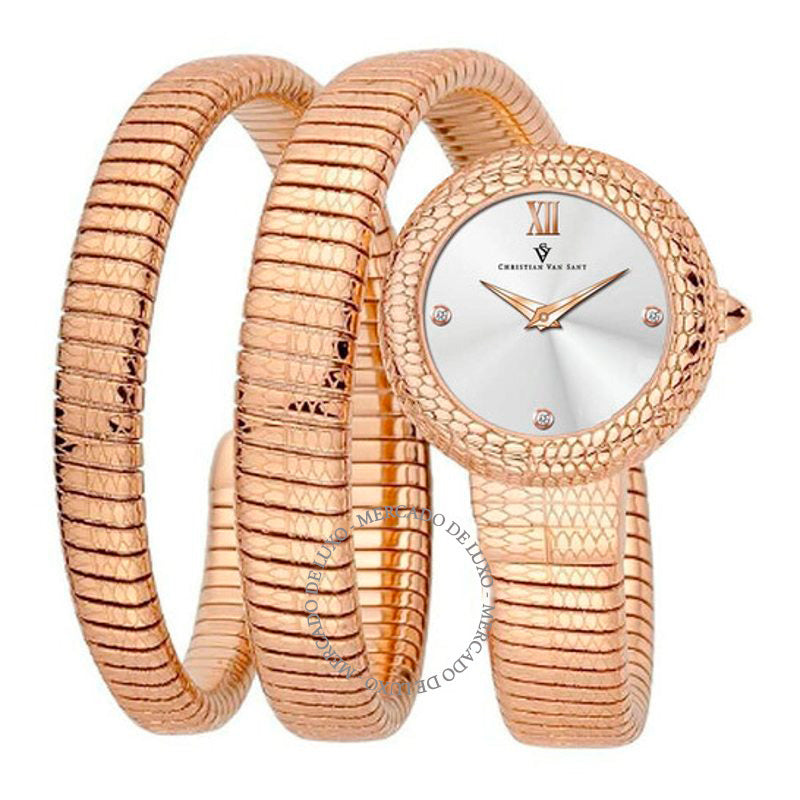 Relógio Mostrador prateado de quartzo Naga 28 mm - Mercado de Luxo - O Maior E-Commerce de Bens, Produtos e Serviços de Luxo do Brasil.