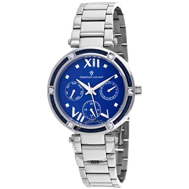 Relógio Mostrador Azul Quartzo Sienna 33 mm - Mercado de Luxo - O Maior E-Commerce de Bens, Produtos e Serviços de Luxo do Brasil.