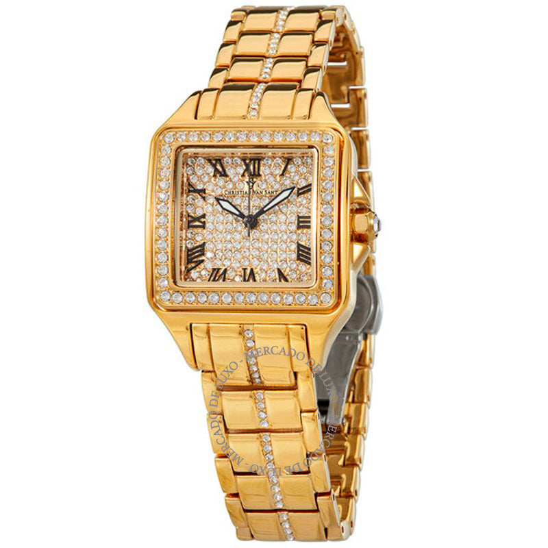 Relógio Mostrador dourado de quartzo Splendeur 41 mm - Mercado de Luxo - O Maior E-Commerce de Bens, Produtos e Serviços de Luxo do Brasil.