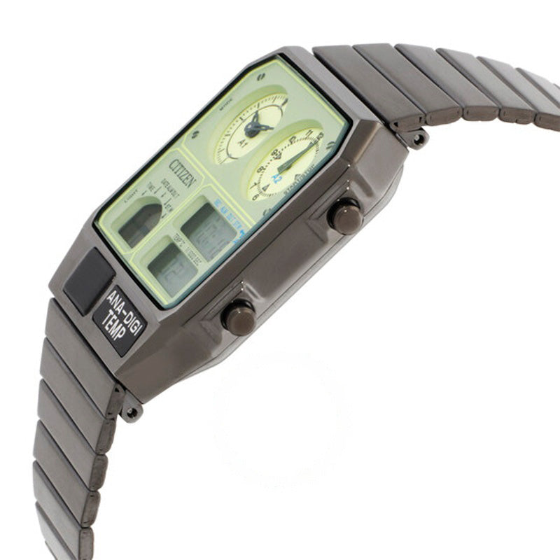 Relógio Alarme Quartz Analógico-Digital Mostrador Verde 32 mm - Mercado de Luxo - O Maior E-Commerce de Bens, Produtos e Serviços de Luxo do Brasil.