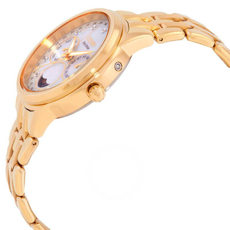Relógio Calendário Fase da Lua Diamante Mostrador em Madrepérola Branca 37 mm - Mercado de Luxo - O Maior E-Commerce de Bens, Produtos e Serviços de Luxo do Brasil.
