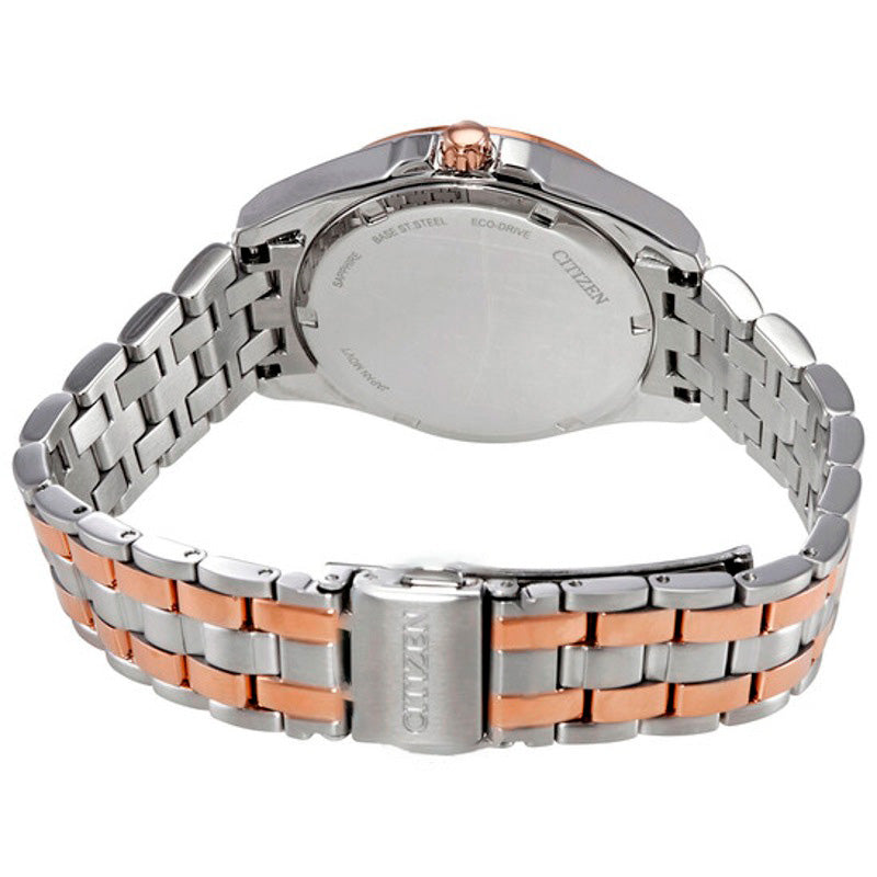 Relógio Eco-Drive Rose Dial Two-tone 33 mm - Mercado de Luxo - O Maior E-Commerce de Bens, Produtos e Serviços de Luxo do Brasil.