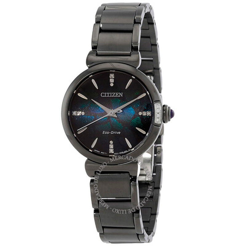 Relógio L Eco-Drive Mostrador Preto 29 mm - Mercado de Luxo - O Maior E-Commerce de Bens, Produtos e Serviços de Luxo do Brasil.