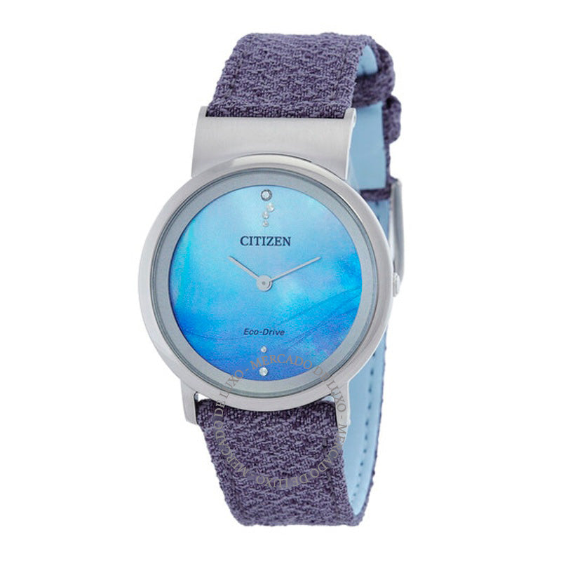 Relógio Eco-Drive Mostrador Azul 31 mm - Mercado de Luxo - O Maior E-Commerce de Bens, Produtos e Serviços de Luxo do Brasil.