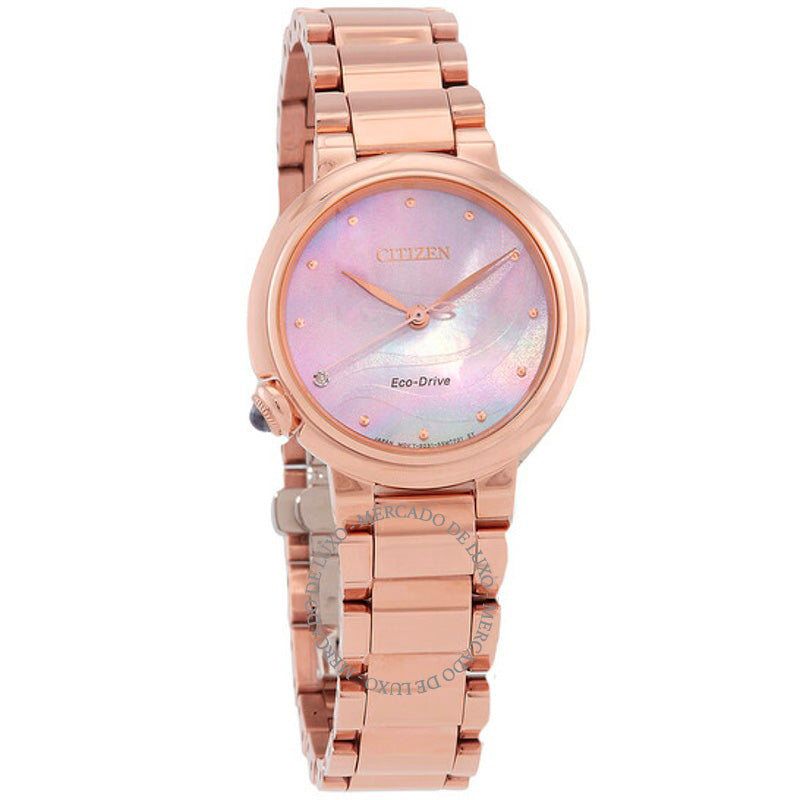 Relógio Mostrador em madrepérola L Eco-Drive 30 mm - Mercado de Luxo - O Maior E-Commerce de Bens, Produtos e Serviços de Luxo do Brasil.