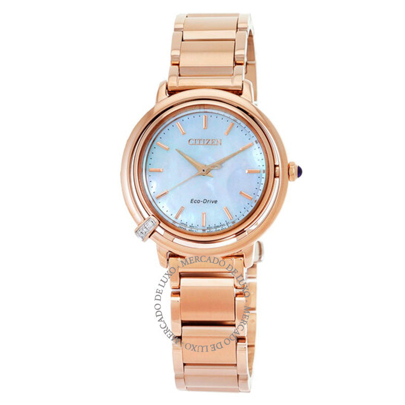 Relógio Mostrador em madrepérola L Eco-Drive 31 mm - Mercado de Luxo - O Maior E-Commerce de Bens, Produtos e Serviços de Luxo do Brasil.