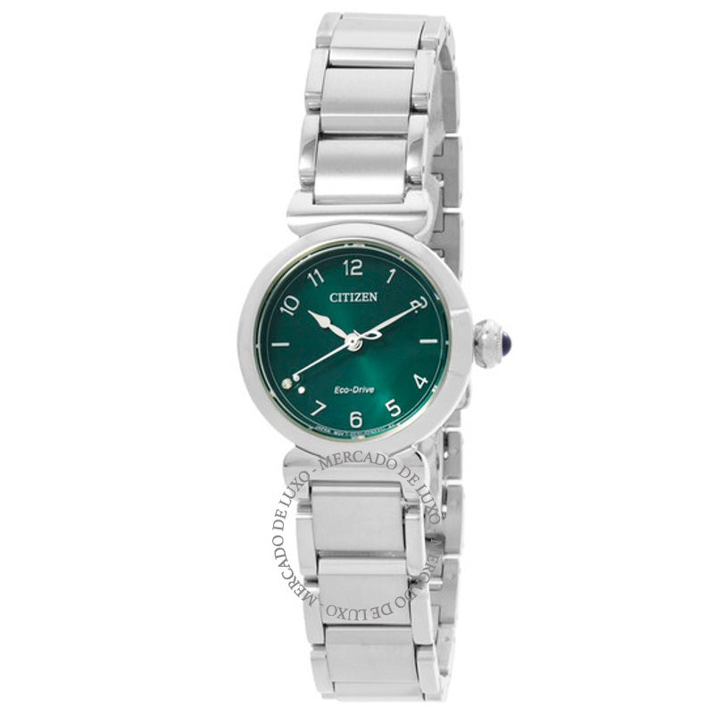Relógio L May Bells Eco-Drive Mostrador Verde 26 mm - Mercado de Luxo - O Maior E-Commerce de Bens, Produtos e Serviços de Luxo do Brasil.